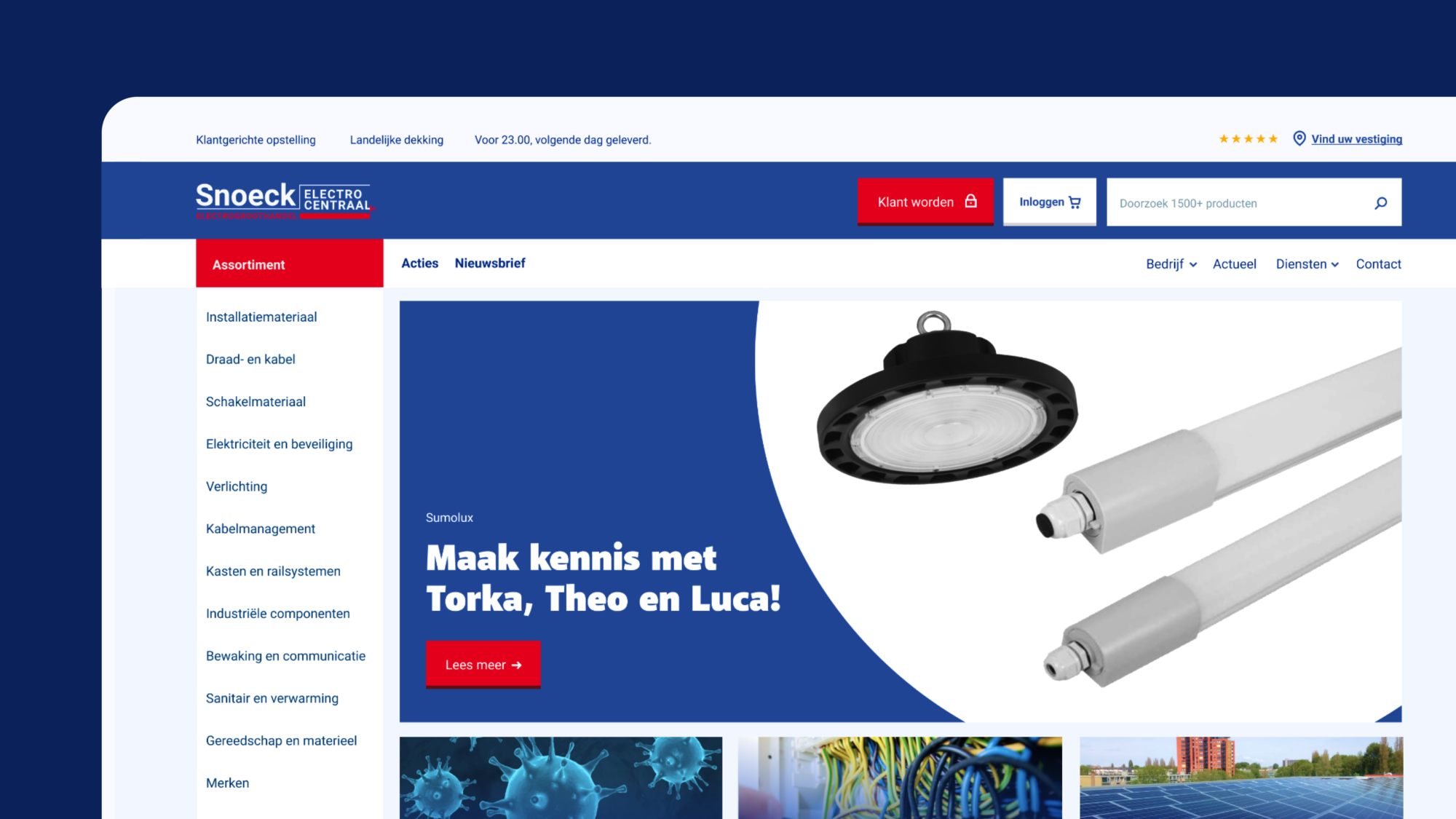 Snoeck Case Element Homepage